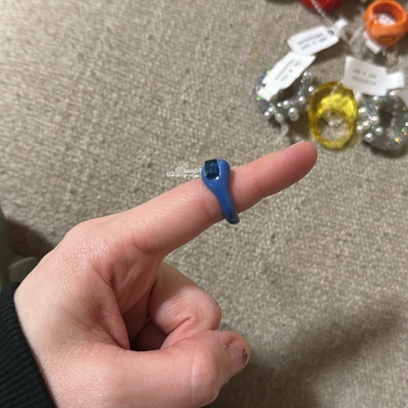 Urban Outfitters Size 6 Lot of 12 rings Various Colors Styles - Picture 3 of 4